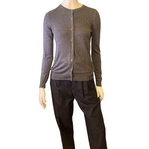 Nicole miller original button down sweater small